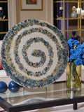 3D Crystallized Decor Table, Elegant Artwork Design