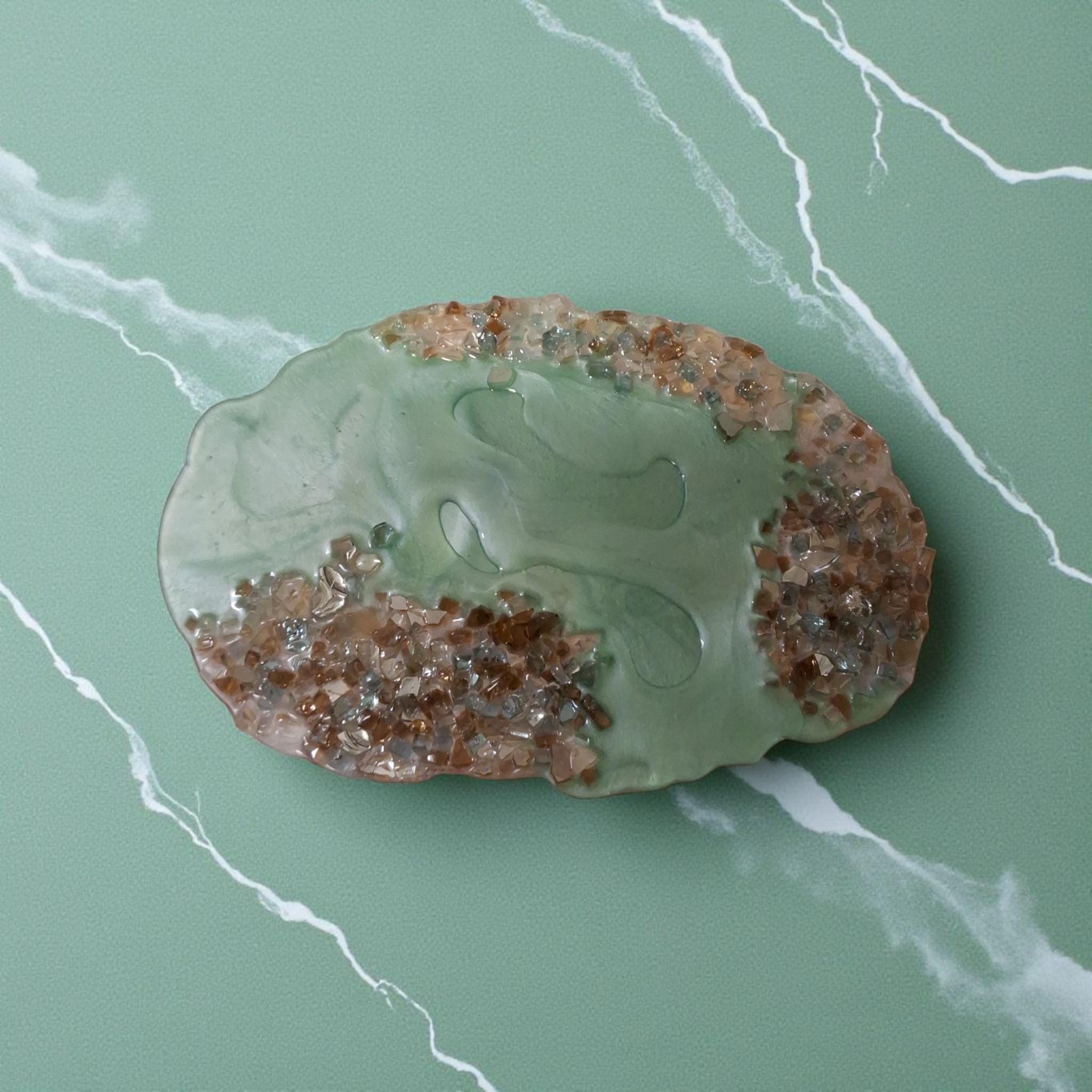 3D Abstract Resin Artwork, Elegant Home Decor Tray collection