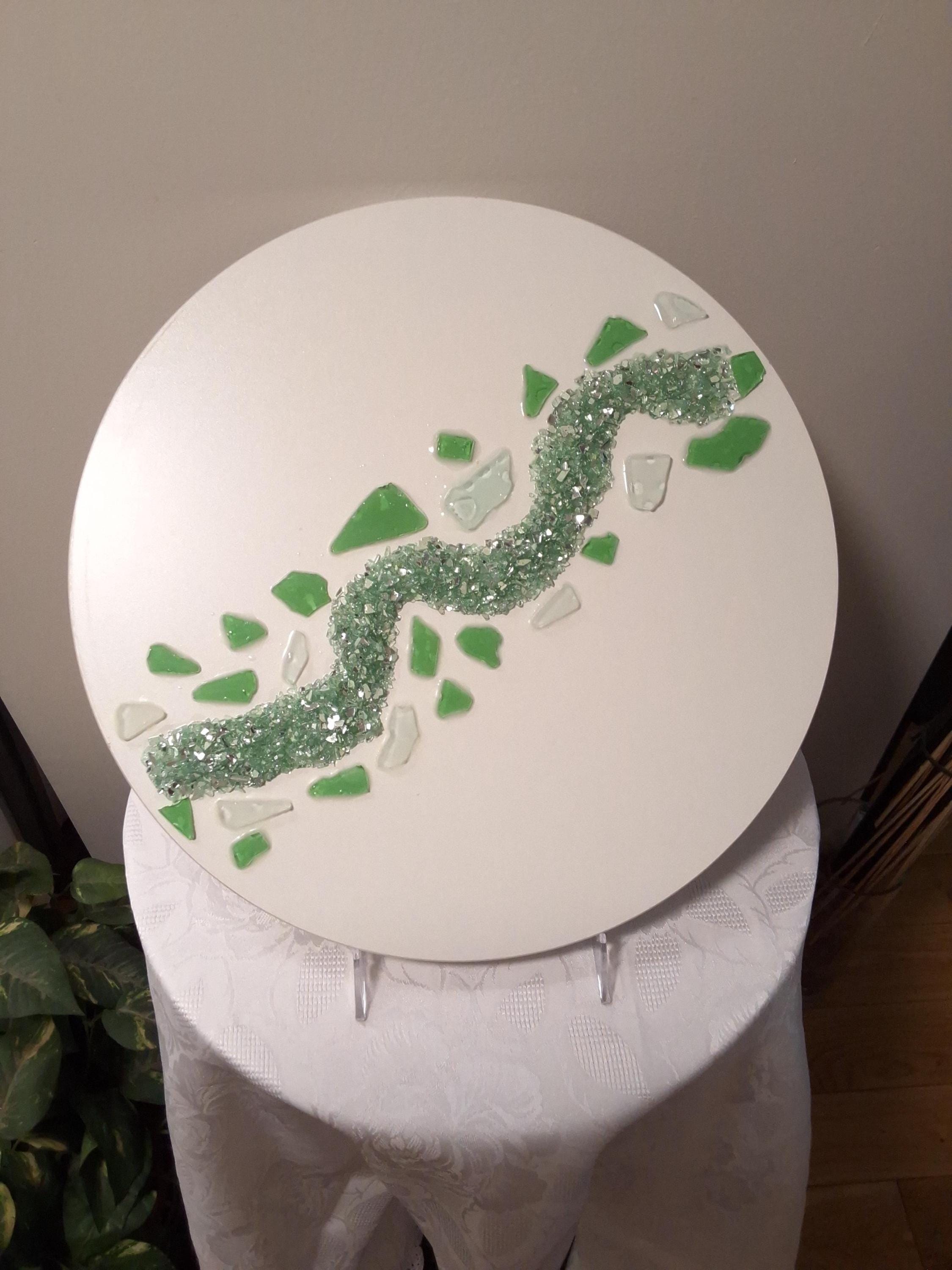 Hand Designed 3D Glass Crystal Artwork – Decorative Tabletop Sculpture