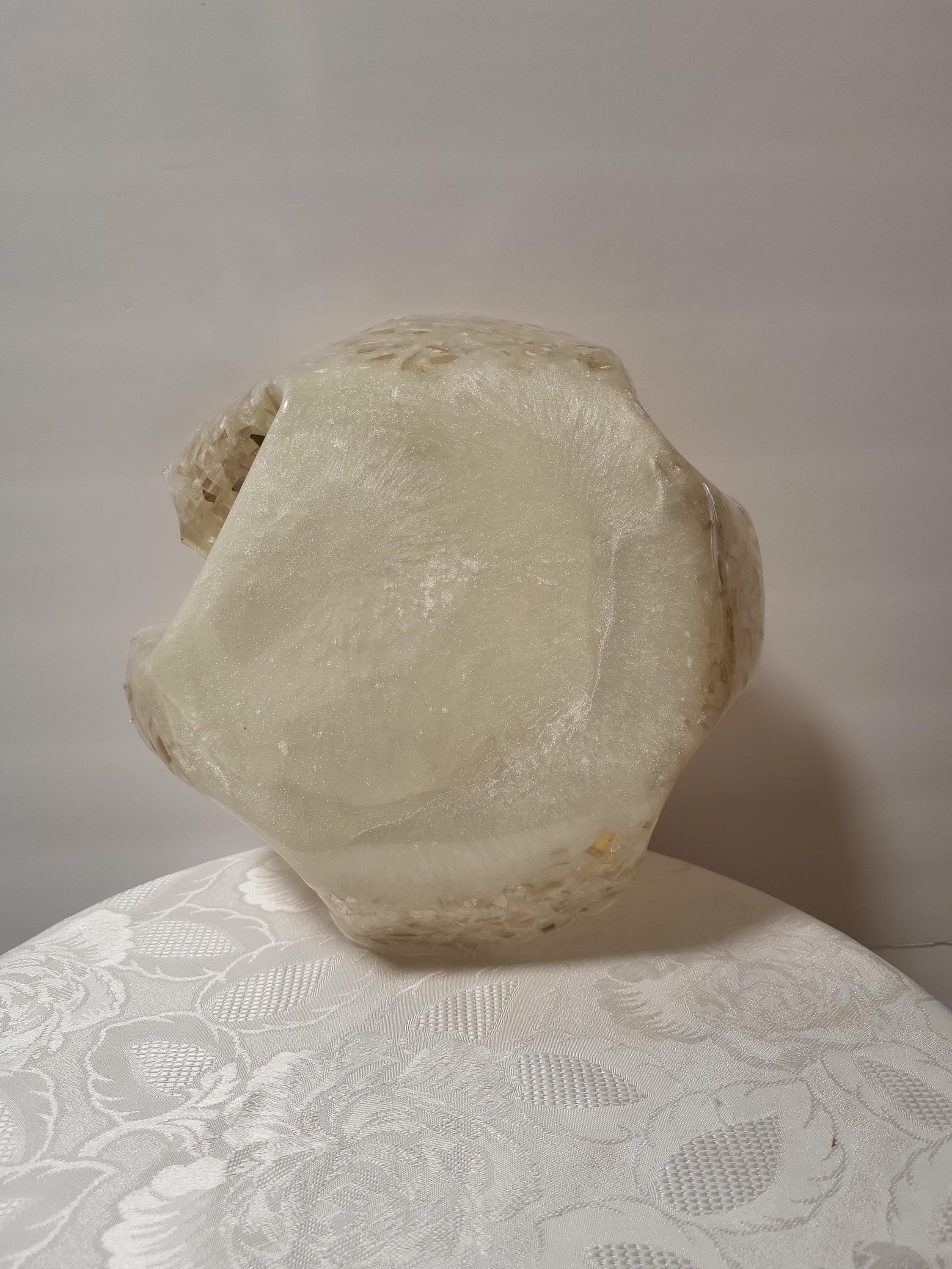 Resin Decorative Bowl - Elegant Gold Finish Home Decor