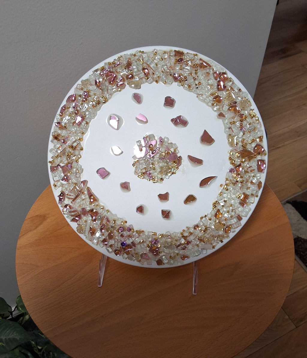 Resin Crystallized Decorative Artwork, Home Decor Accent