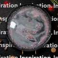 Crystalline Resin Tray - Metallic Pink, Gray & White Home Decor