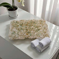 Hand-Designed Crystallized Tray, Light Green Acrylic Decor