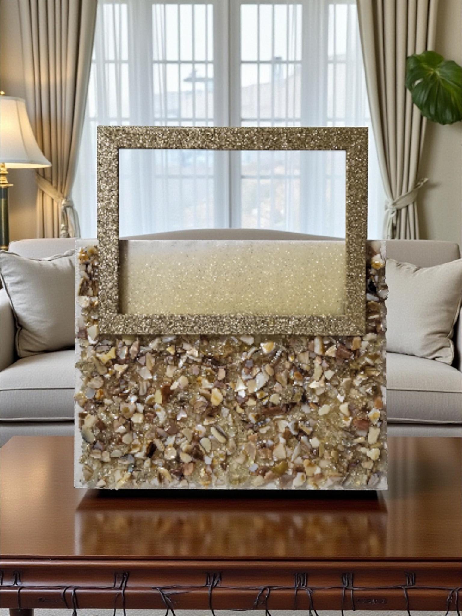 Hand Designed 3D Crystal Artwork, Elegant Home Decor