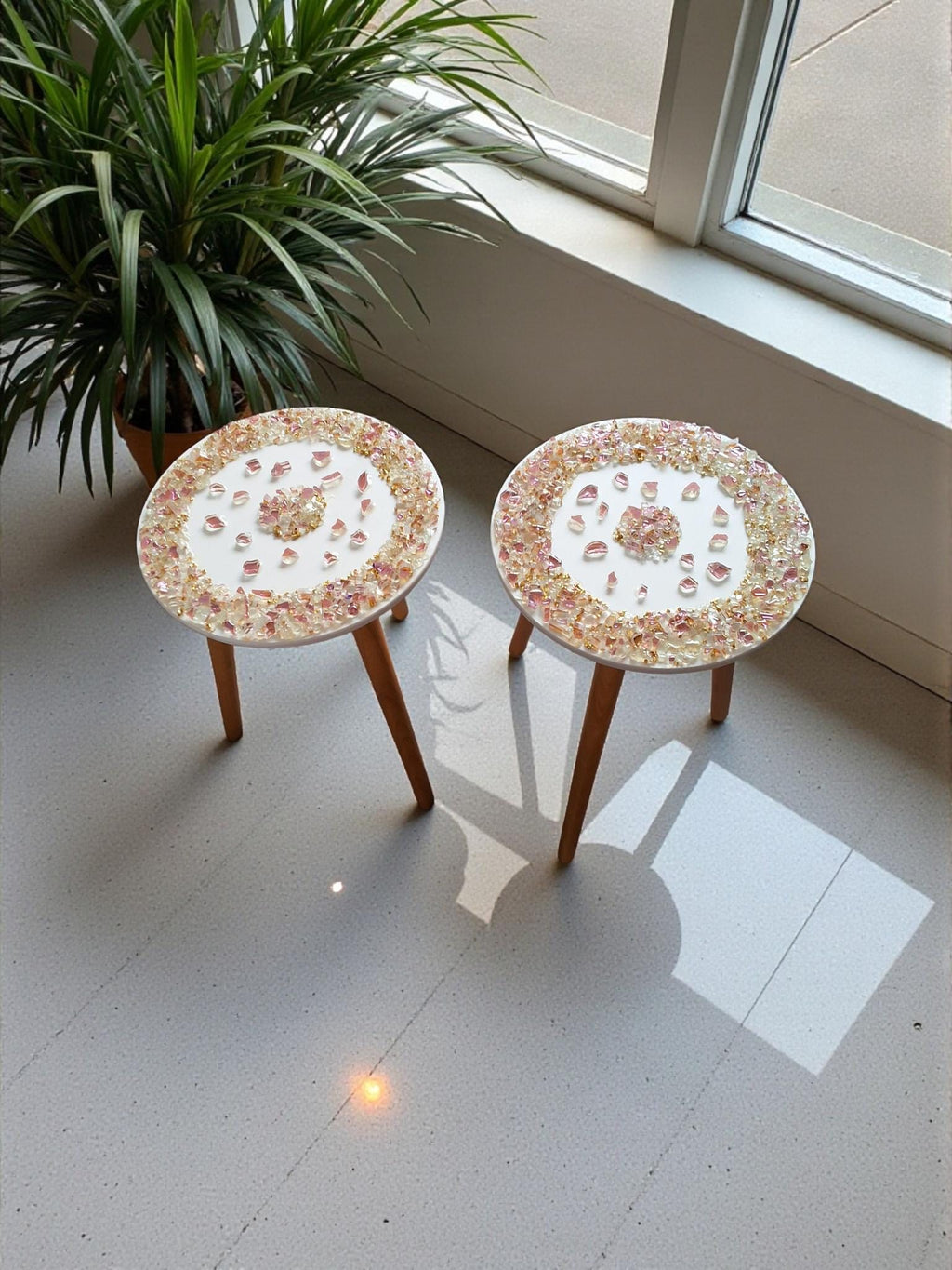 Resin Crystallized Decorative Artwork, Home Decor Accent
