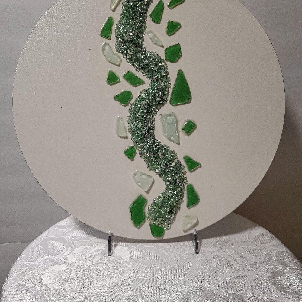 Hand Designed 3D Glass Crystal Artwork – Decorative Tabletop Sculpture