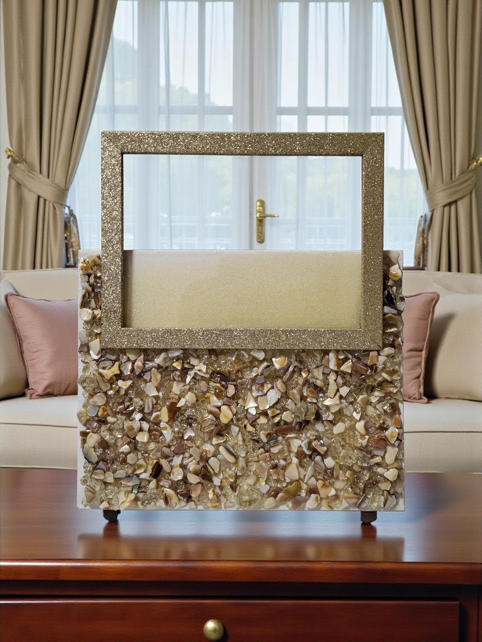 Hand Designed 3D Crystal Artwork, Elegant Home Decor