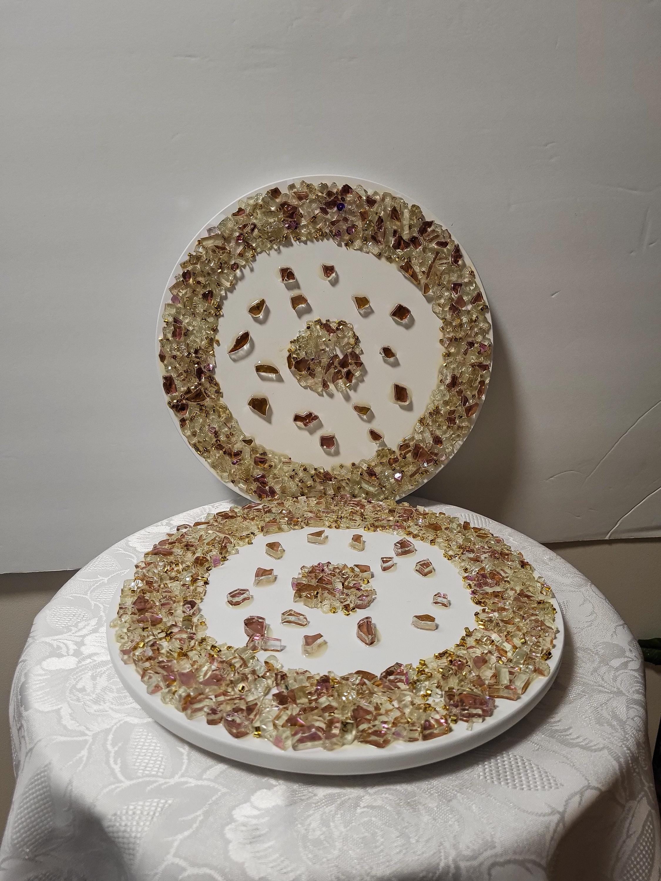 Resin Crystallized Decorative Artwork, Home Decor Accent