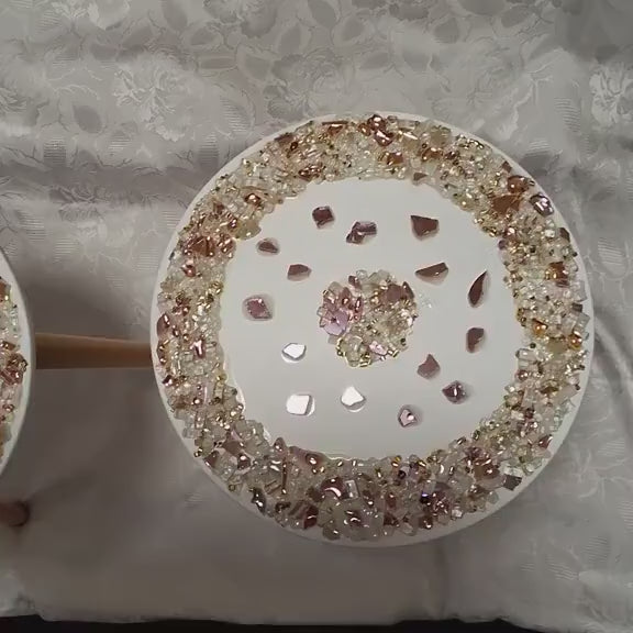 Resin Crystallized Decorative Artwork, Home Decor Accent