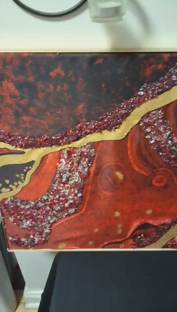 Entrepreneur Artist of 3D elegant unique abstract artwork paintings, 18x24 hand-designed canvas for original creativity.