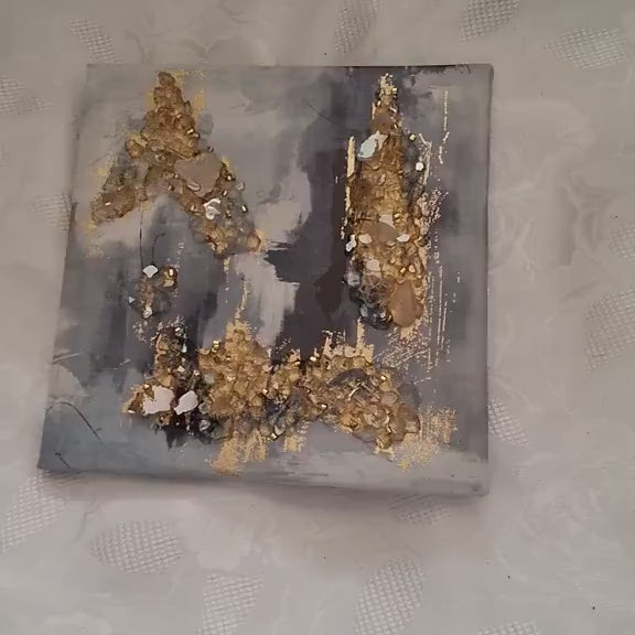 Hand-Designed 3D Crystal Canvas Art - Elegant Home Decor